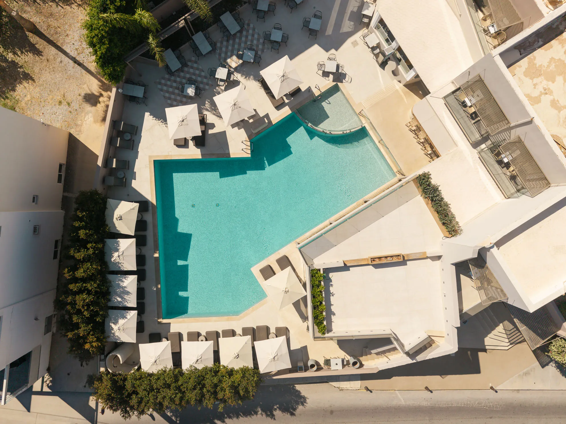 Nefeli Hotel 4-star exterior, swimming pool and grounds in Platanias, Rethymno