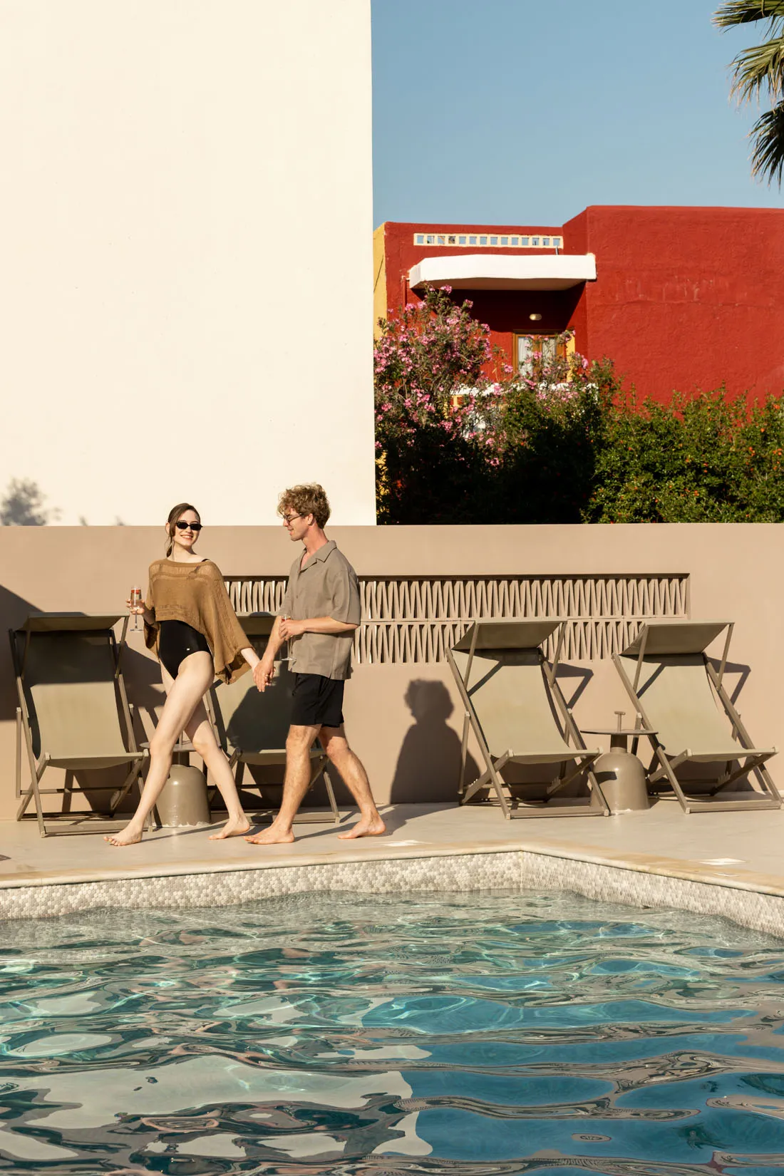 Nefeli Hotel 4-star exterior, swimming pool and grounds in Platanias, Rethymno