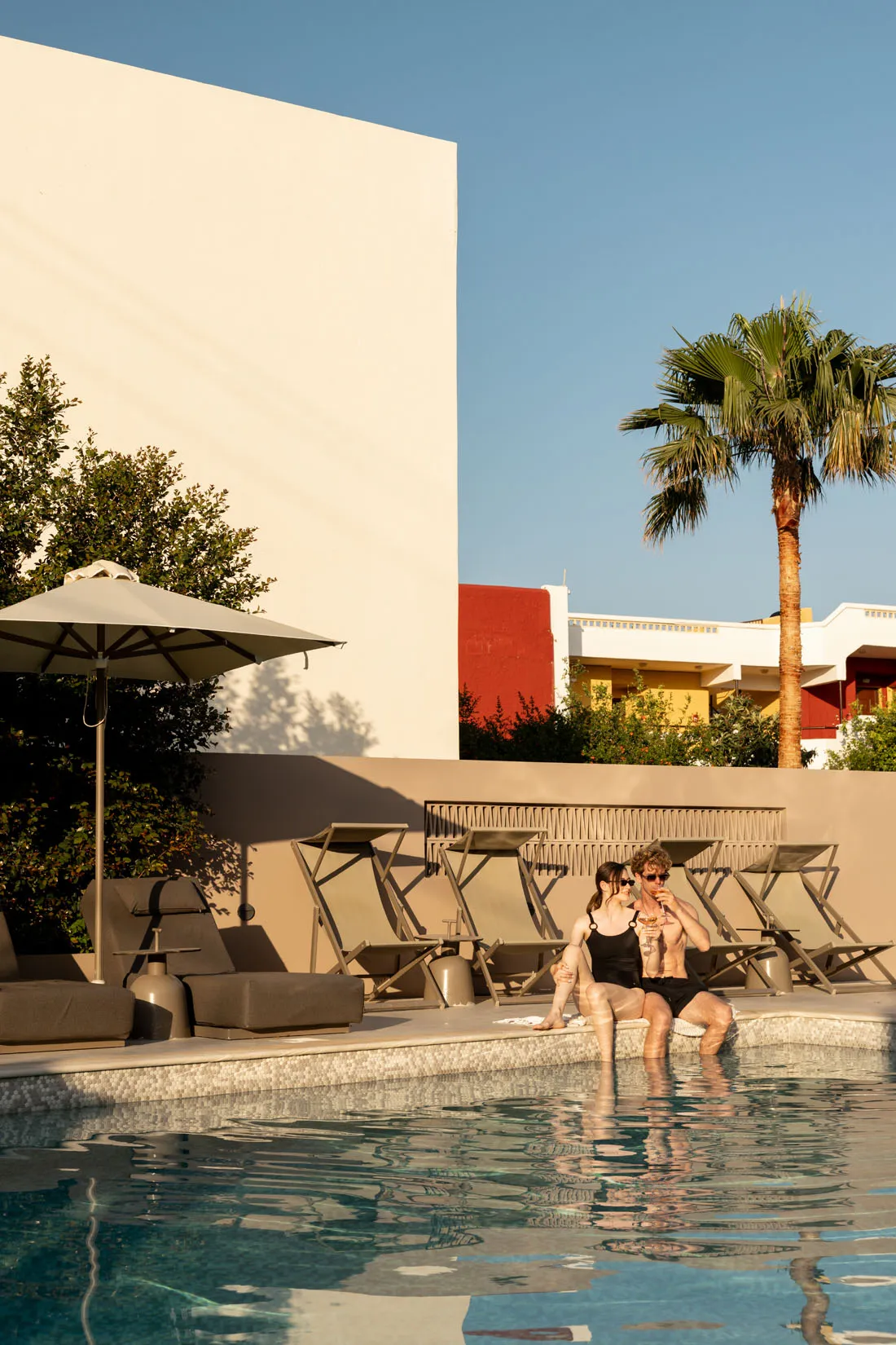 Nefeli Hotel 4-star exterior, swimming pool and grounds in Platanias, Rethymno
