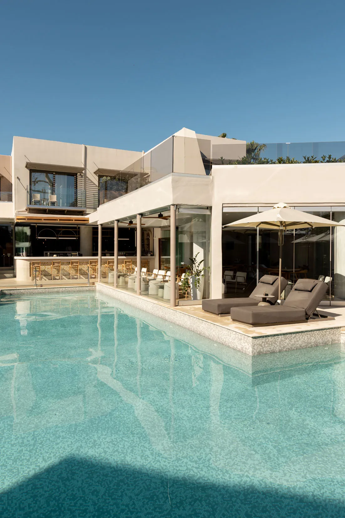 Nefeli Hotel 4-star exterior, swimming pool and grounds in Platanias, Rethymno