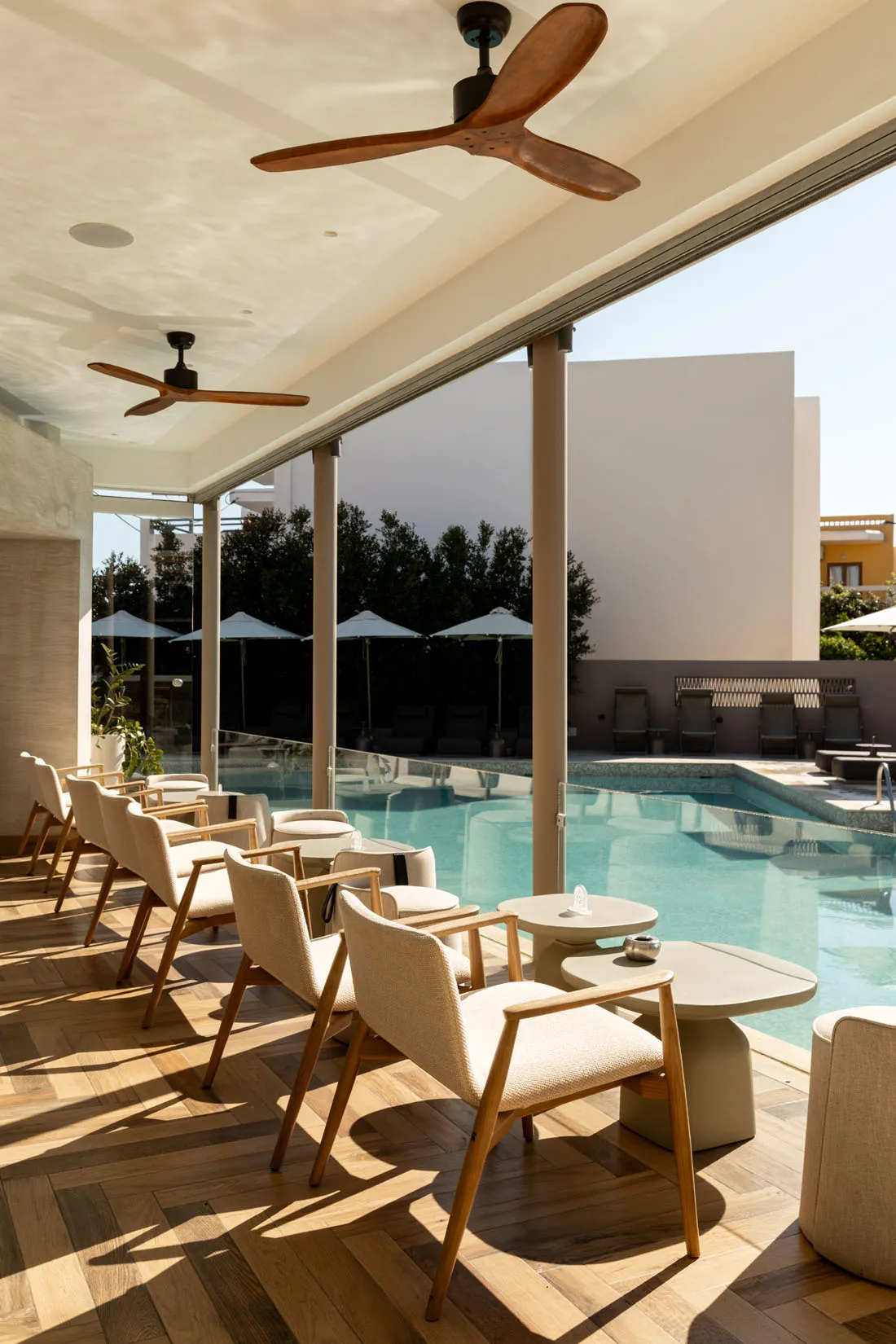 Nefeli Hotel 4-star exterior, swimming pool and grounds in Platanias, Rethymno