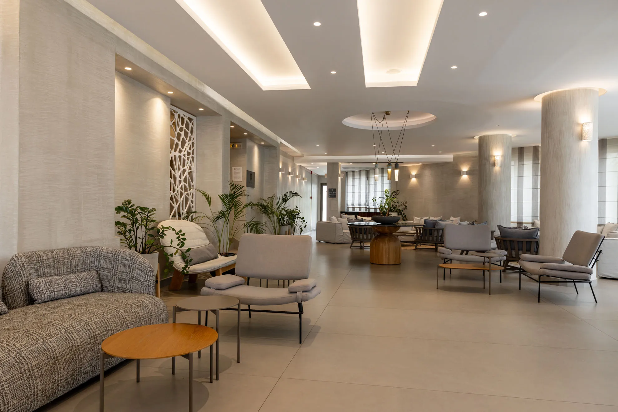 Nefeli Hotel 4-star exterior, swimming pool and grounds in Platanias, Rethymno