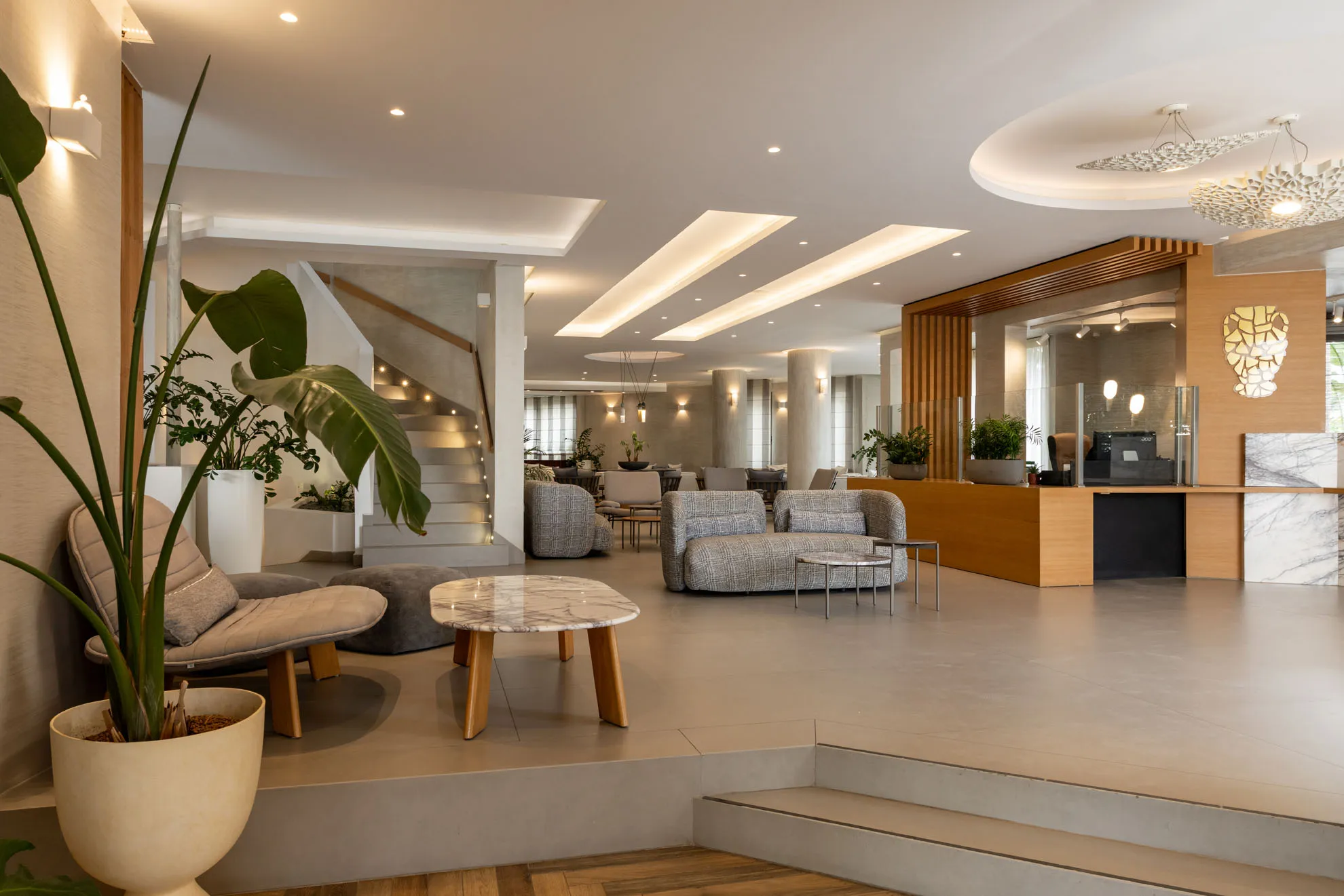 Nefeli Hotel 4-star exterior, swimming pool and grounds in Platanias, Rethymno