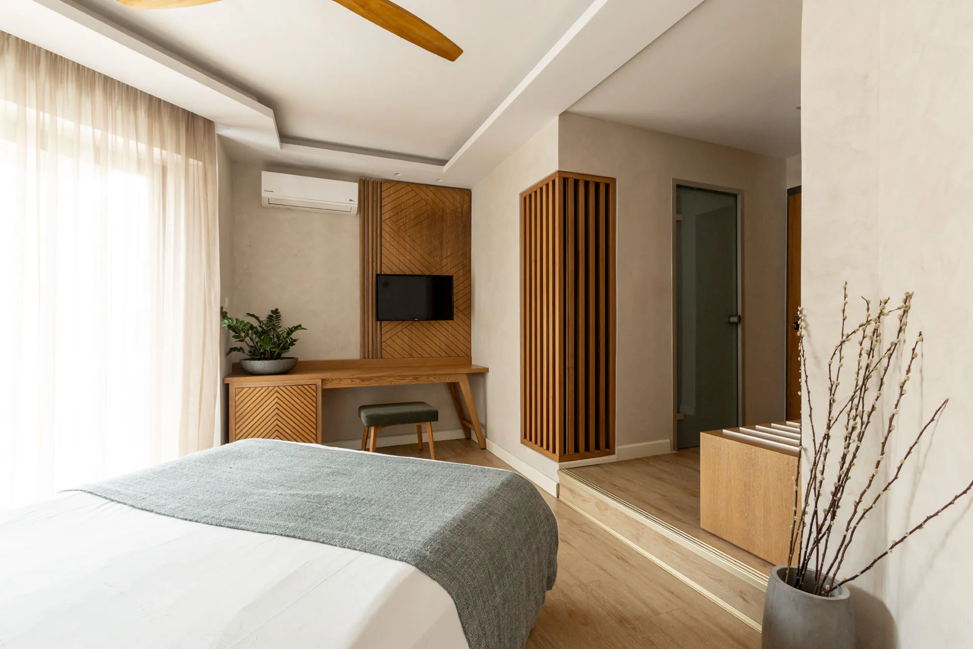 Luxury room and suite accommodation interior at Nefeli Hotel