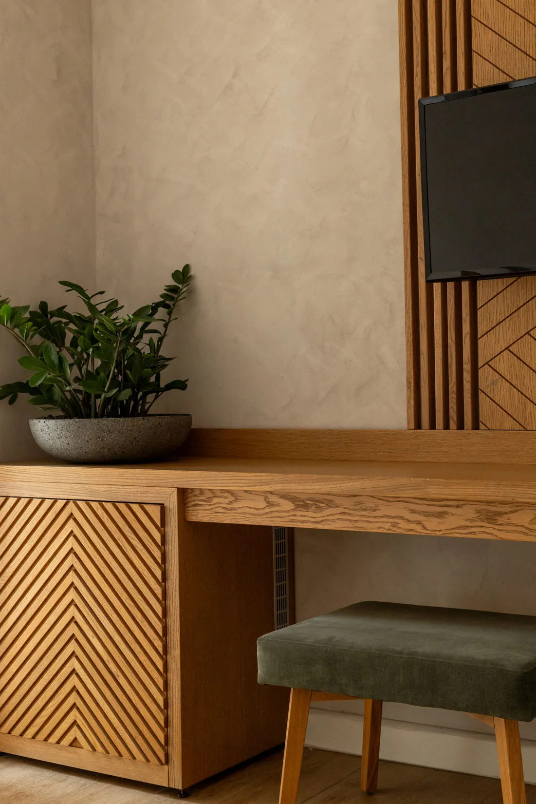 Luxury room and suite accommodation interior at Nefeli Hotel
