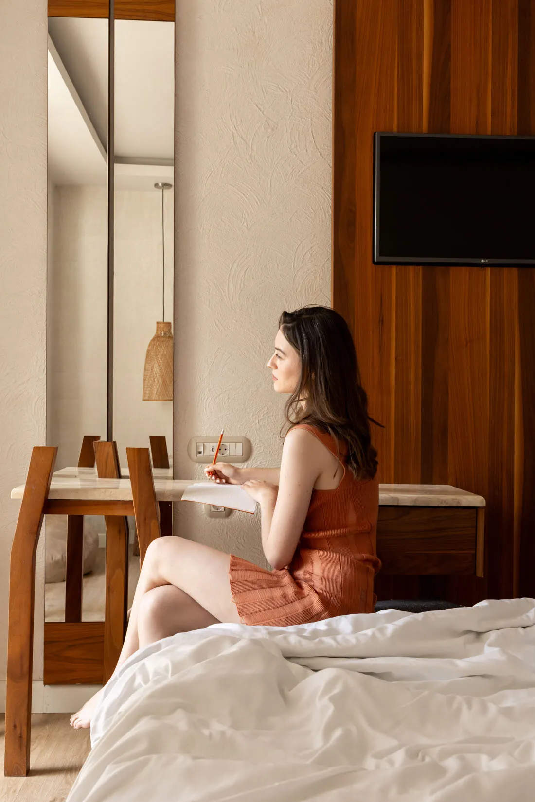 Luxury room and suite accommodation interior at Nefeli Hotel