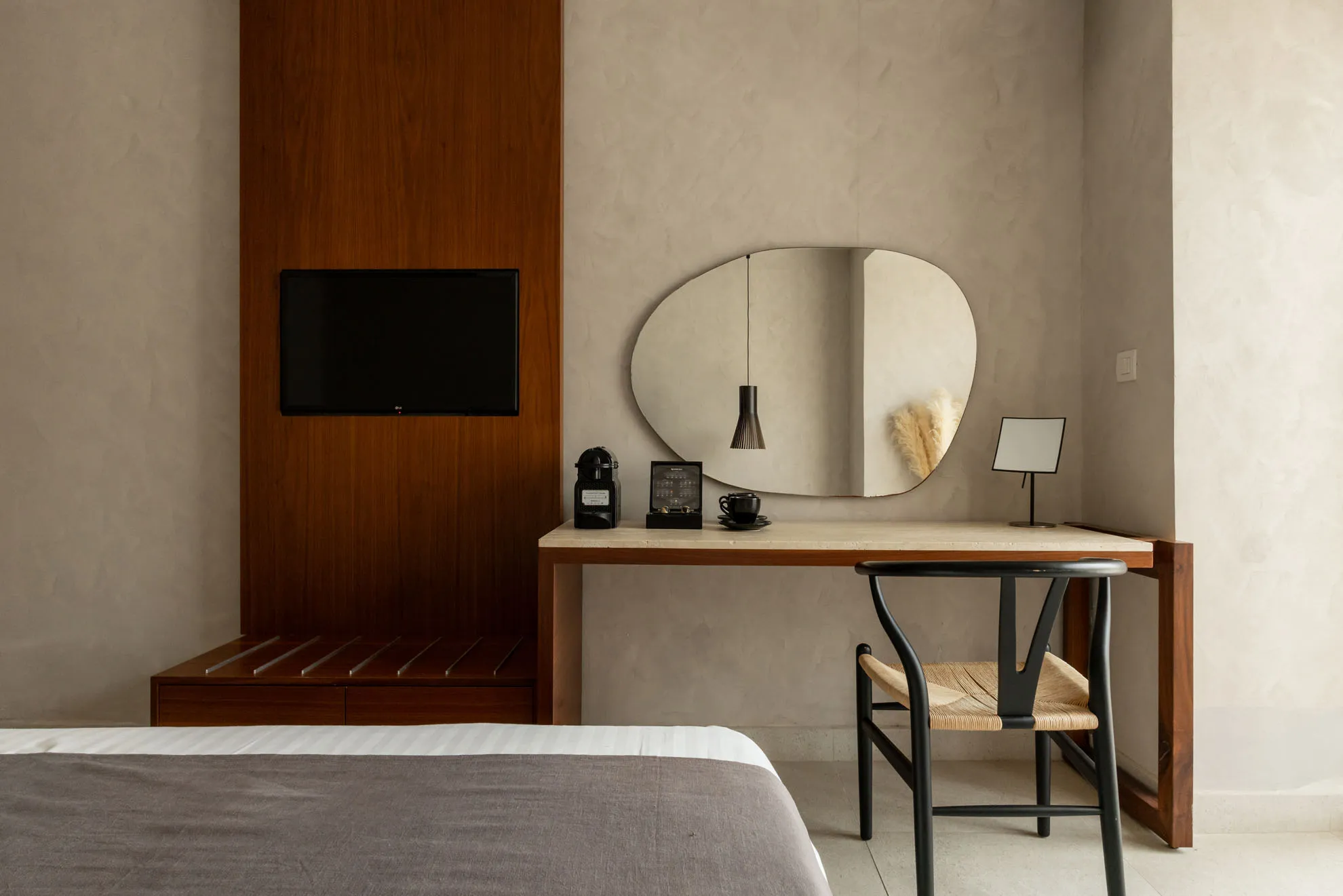 Luxury room and suite accommodation interior at Nefeli Hotel