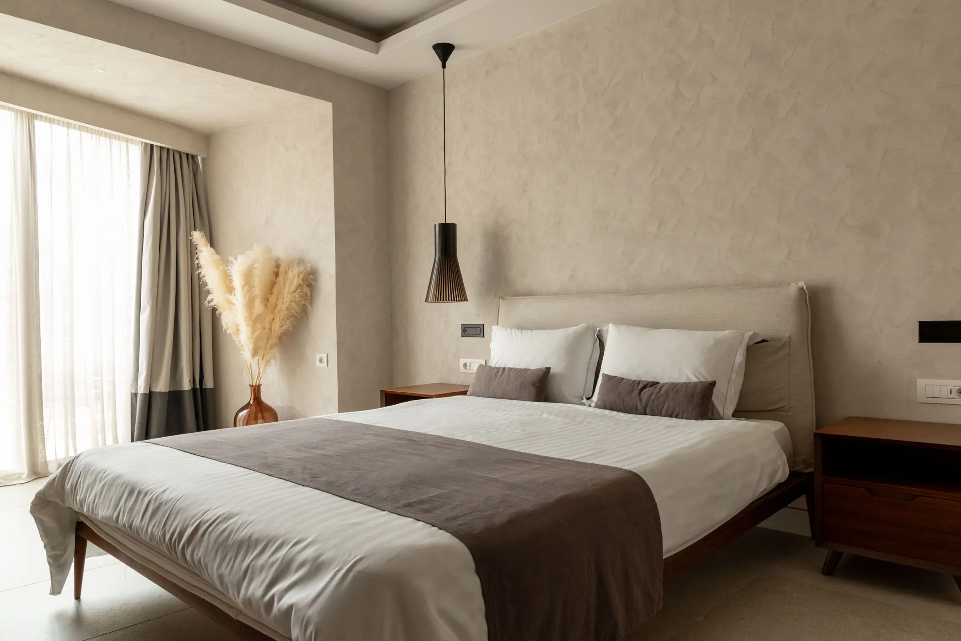 Luxury room and suite accommodation interior at Nefeli Hotel